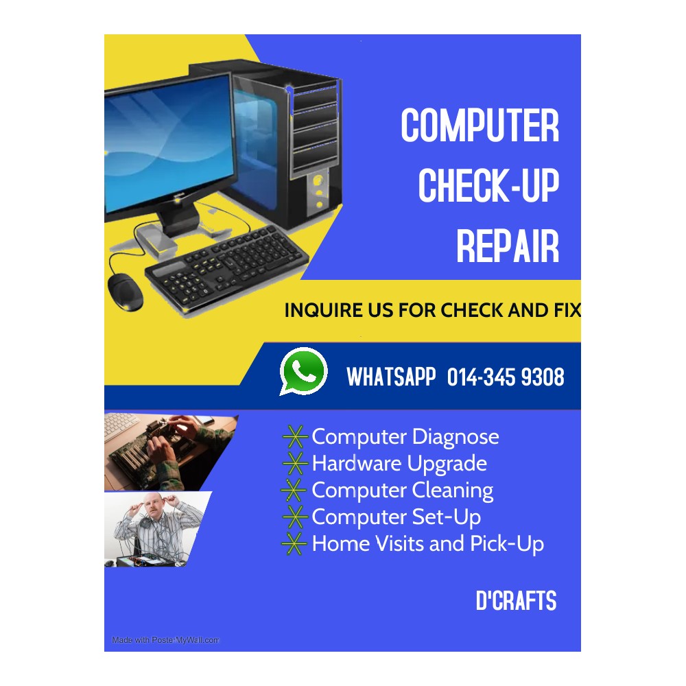 Copy of Computer repair Ad - Made with PosterMyWall (1)